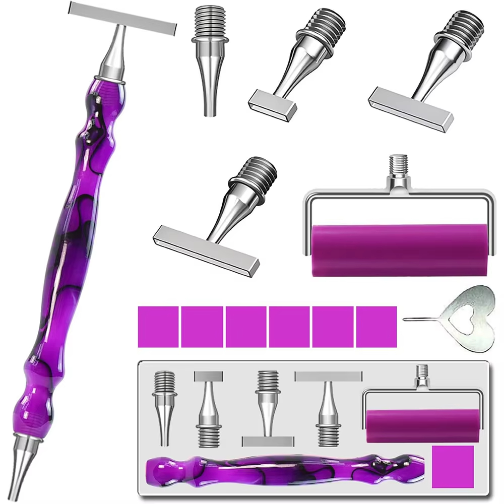 Diamond Painting Kit - Set Pena Dotting Seni Lukis Berlian