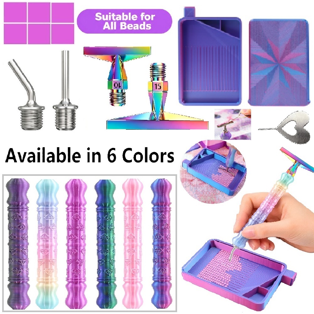 Diamond Painting Kit - Set Aksesori Alat Pena Dotting Pola