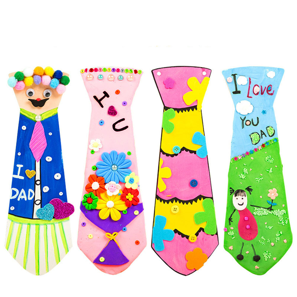 Art And Craft For Father'S Day - 5 Buah Dasi Kayu untuk Hari