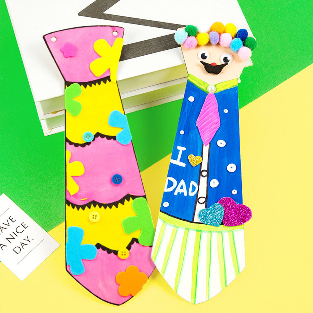 Art And Craft For Father'S Day - 5 Buah Dasi Kayu Hari Ayah