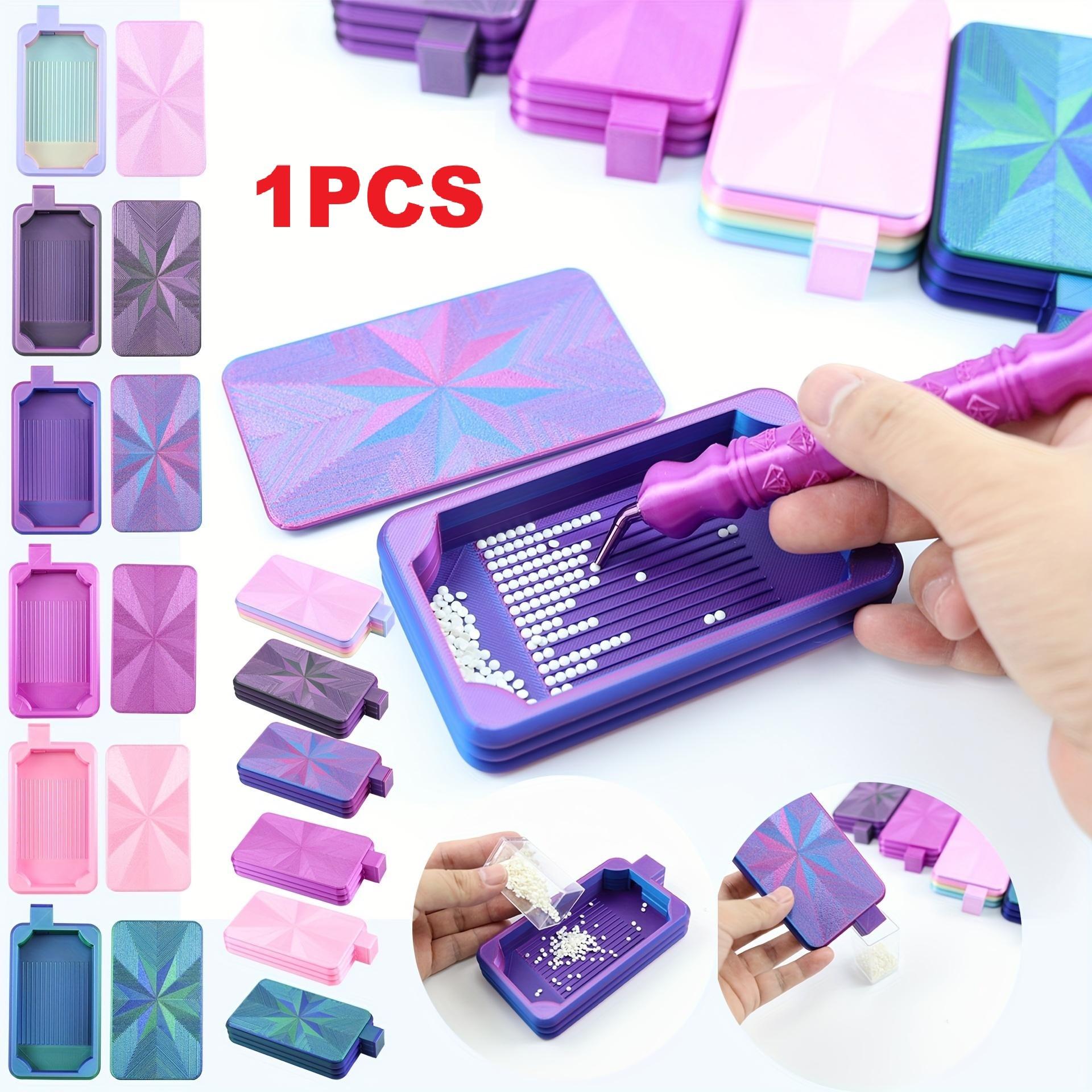 Diamond Painting Kit - 1 Buah Baki Lukisan Berlian Warna-warni