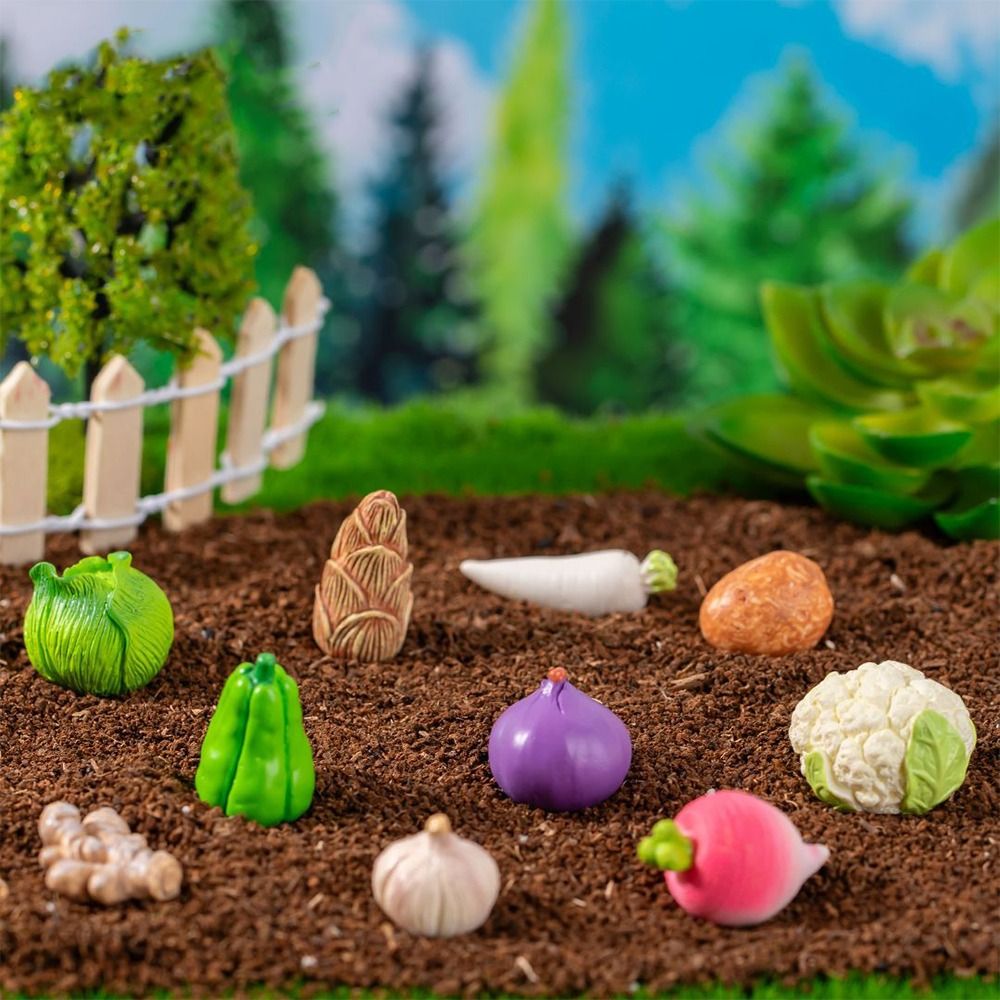 Art Craft Vegetables - Miniatur patung sayur lucu, kerajinan tangan