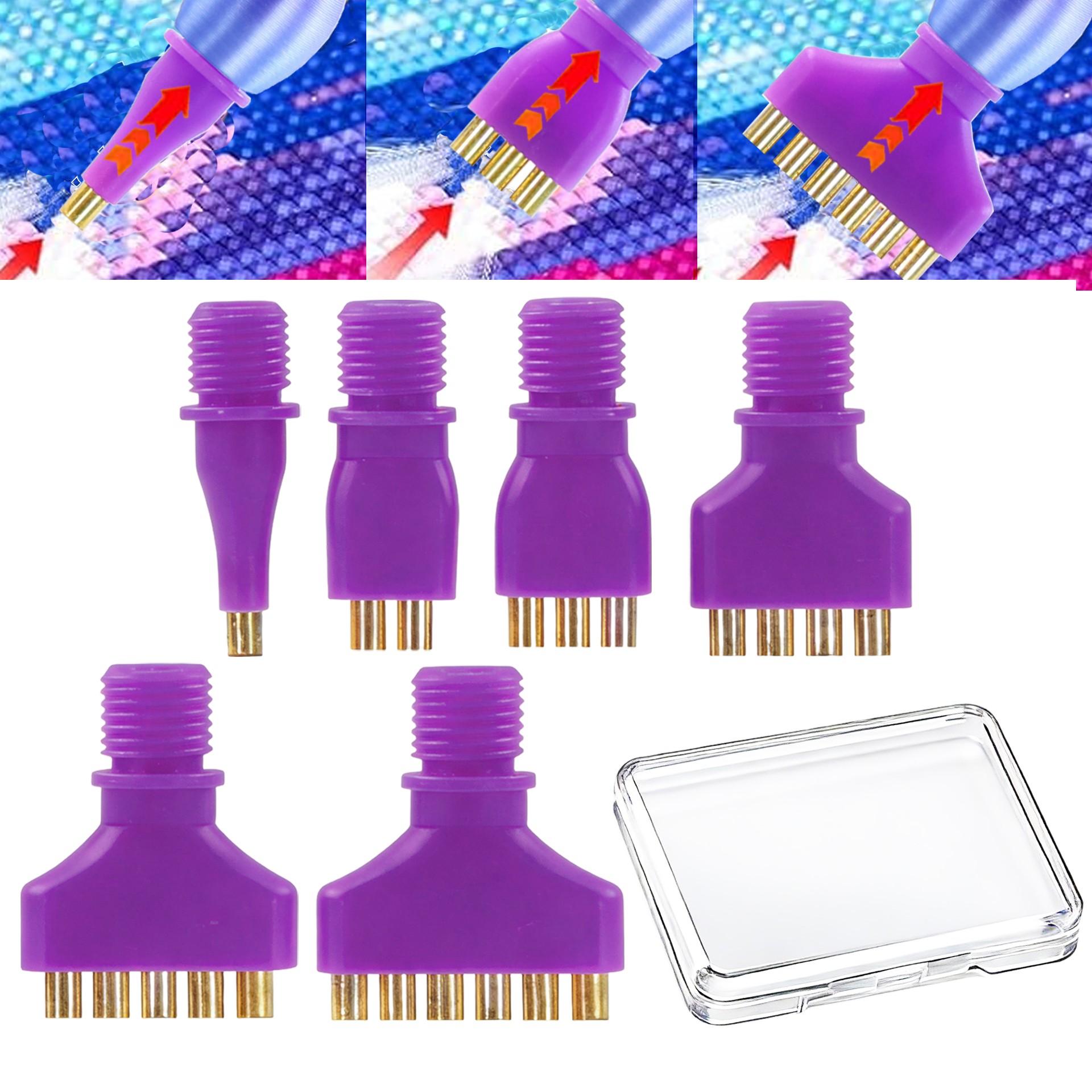 Diamond Painting Kit - 1/2/3/4/5/6 Set Alat Ujung Pena Vakum