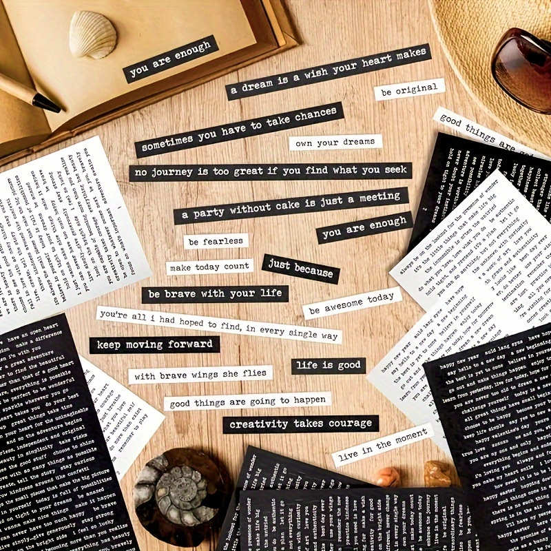 Art Craft Quotes - 406 Buah Stiker Kutipan Inspirasional Positif