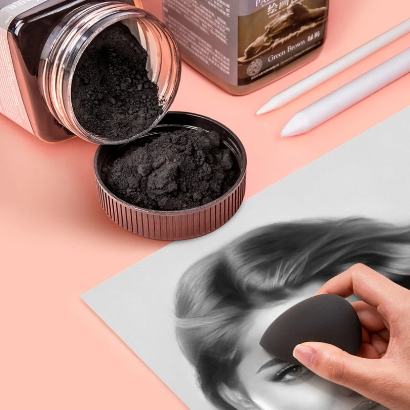 Sketching Charcoal Set - 10 warna Toner sketsa kering basah