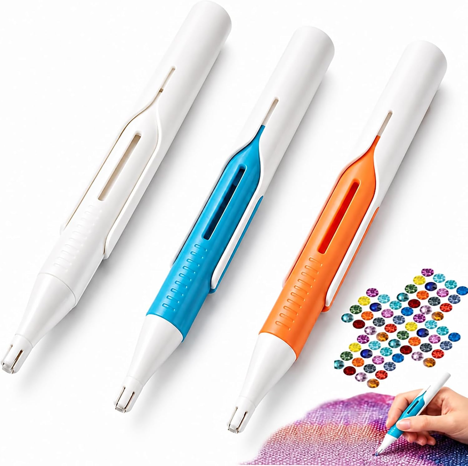 Diamond Painting Kit - Dispenser Manik-manik Lukisan Berlian Otomatis untuk