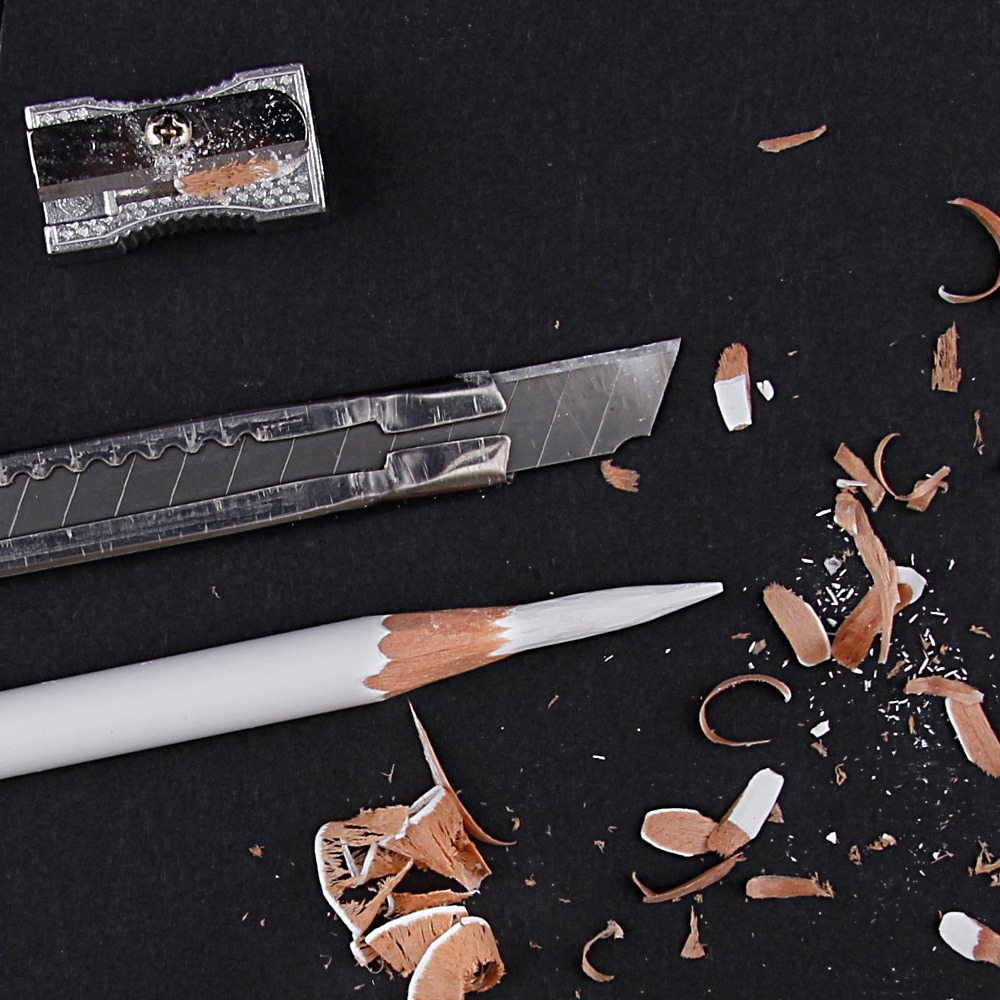 Sketching Charcoal Set - 3 Buah Set Pensil Arang Lembut/Sedang/Keras