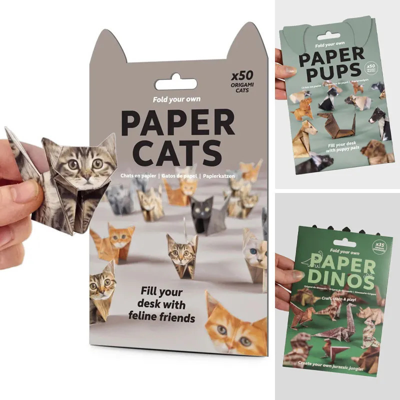 Kertas Origami DIY Kreatif 50  - Art Craft Dinosaur ulasan dan harga