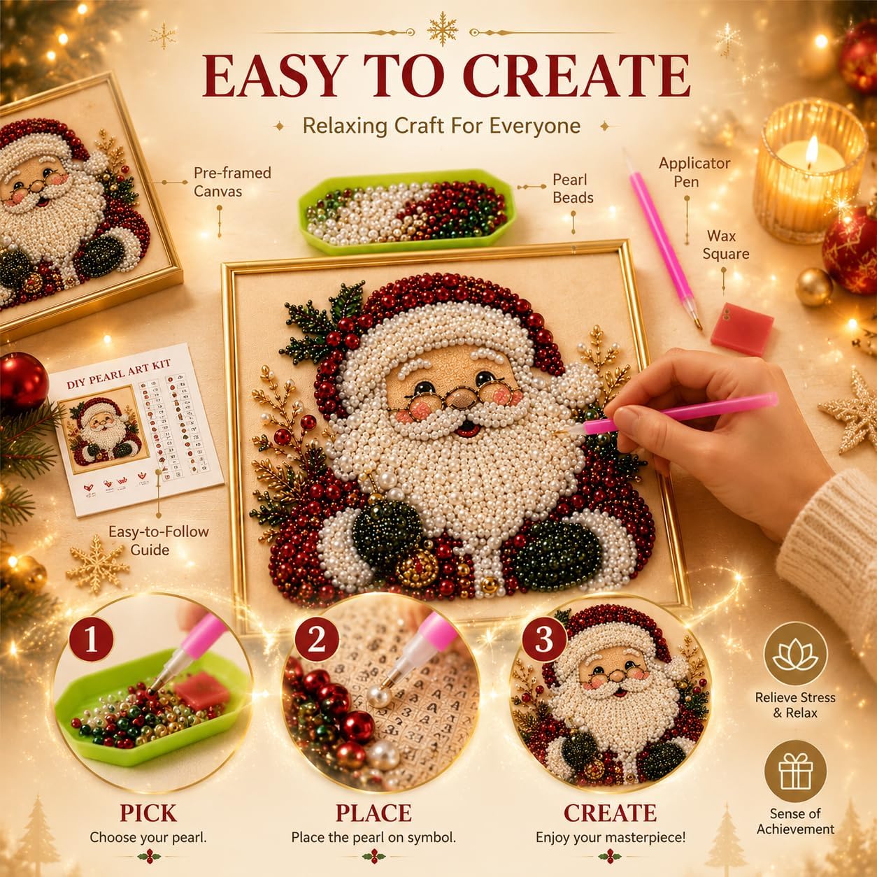Kit Seni Lukisan Mutiara Berli - Art Craft Adult ulasan dan harga