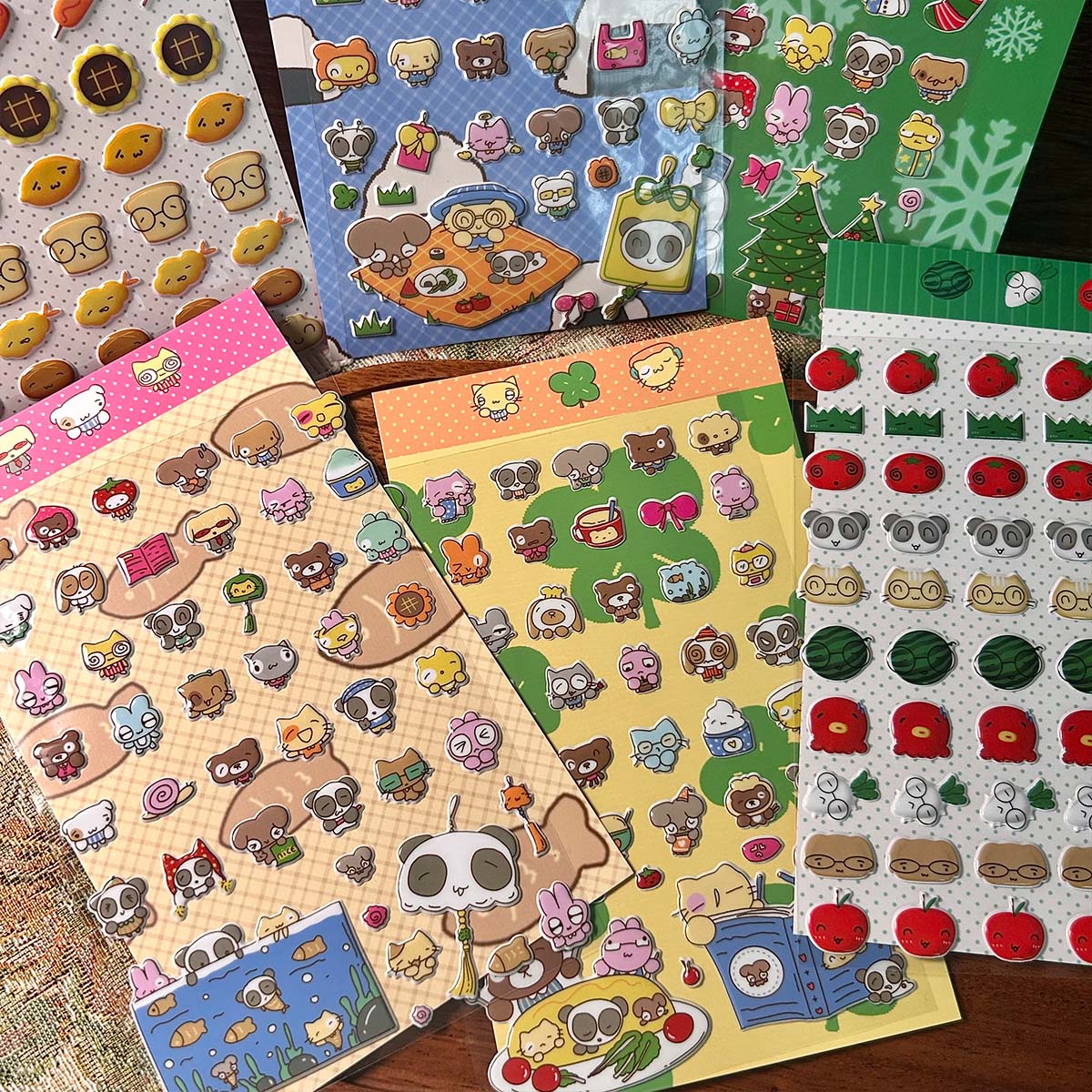 Stiker busa lucu untuk alat tu - Art Craft Vegetables ulasan dan harga