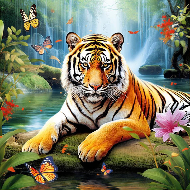1 Set Lukisan Berlian Tiger Ki - Art Craft Adult ulasan dan harga