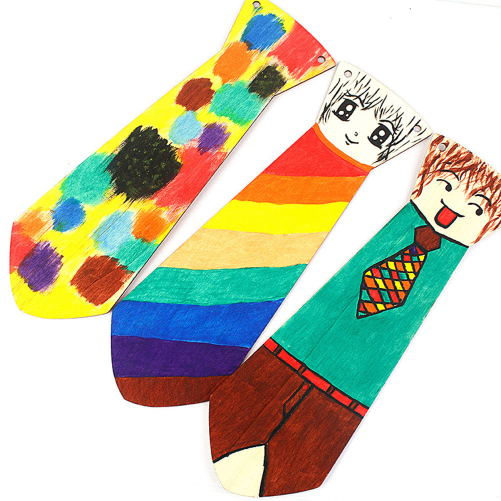 5 Buah Dasi Kayu untuk Hari Ay - Art And Craft For Father'S Day ulasan dan harga