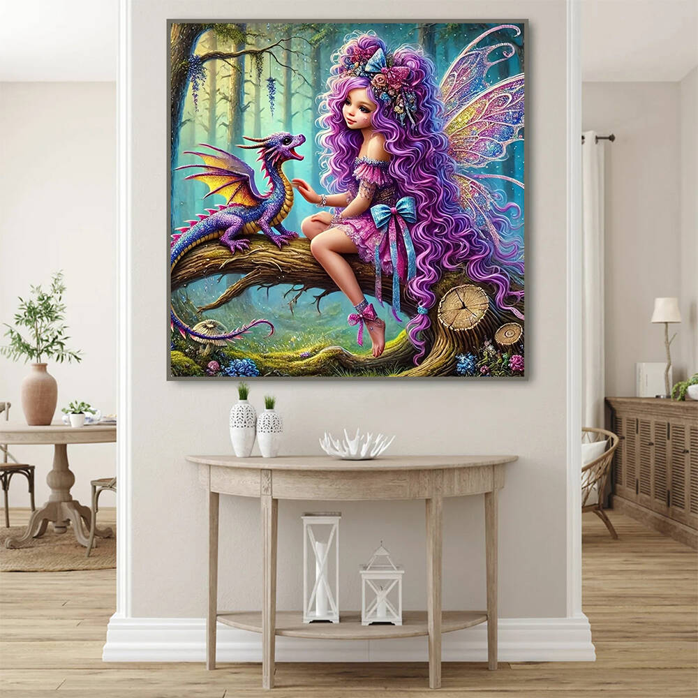 Lukisan Potret Gadis Mosaik Be - Art Craft Dinosaur ulasan dan harga