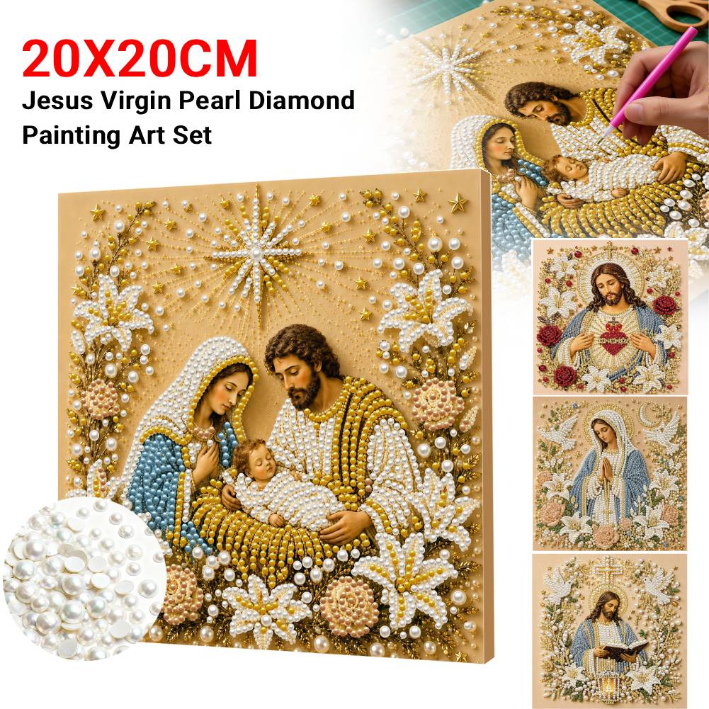 Kit Lukisan Berlian DIY Yesus  - Art Craft Adult ulasan dan harga