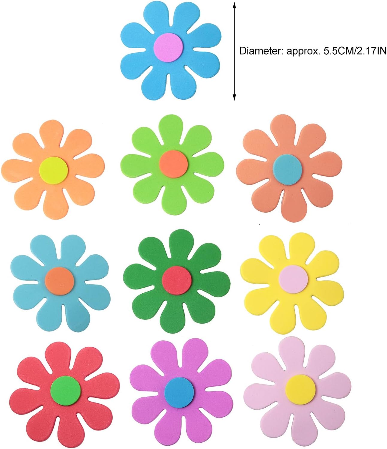 Stiker busa bunga 3D, seni dan - Art Craft Activities ulasan dan harga