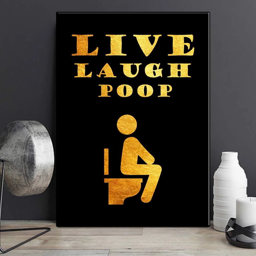 Lucu Toilet Pee Kerajinan Kuti - Art Craft Quotes ulasan dan harga