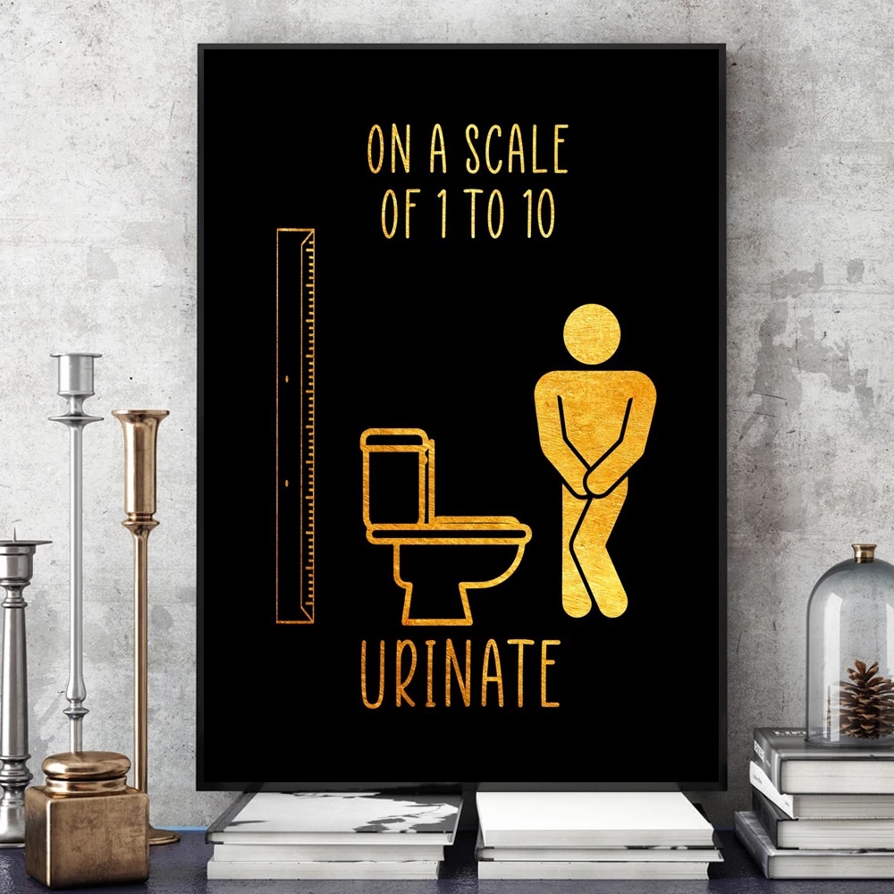 Lucu Toilet Pee Kerajinan Kuti - Art Craft Quotes ulasan dan harga