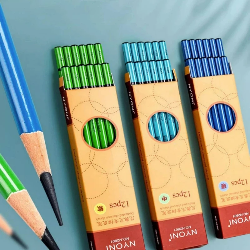 10/12 buah Set pensil sketsa p - Sketching Charcoal Set ulasan dan harga