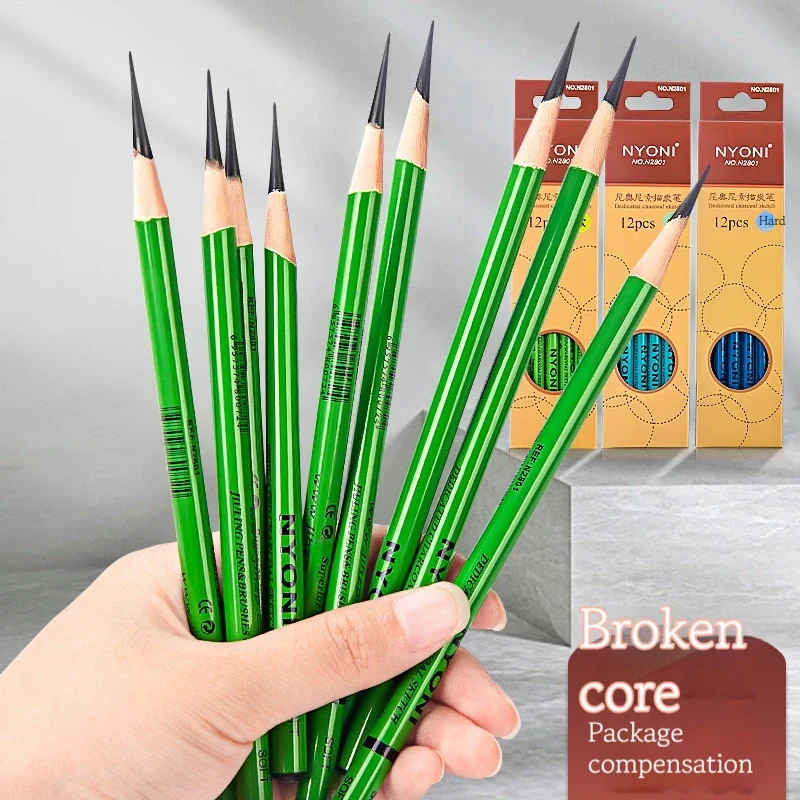 10/12 buah Set pensil sketsa p - Sketching Charcoal Set ulasan dan harga