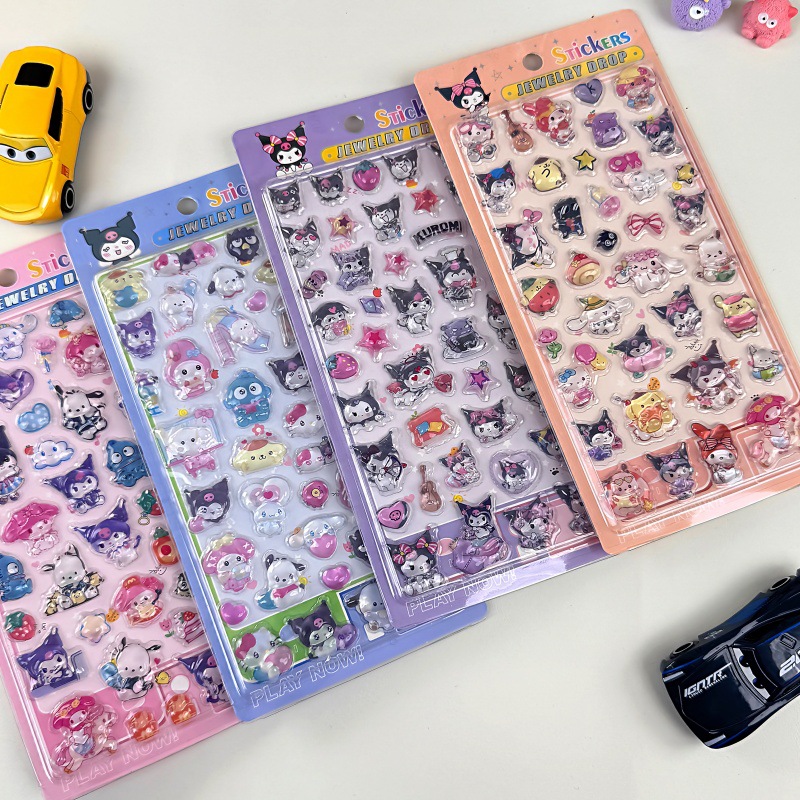 Stiker Hello Kitty 3D Embossed - Art Craft Activities ulasan dan harga