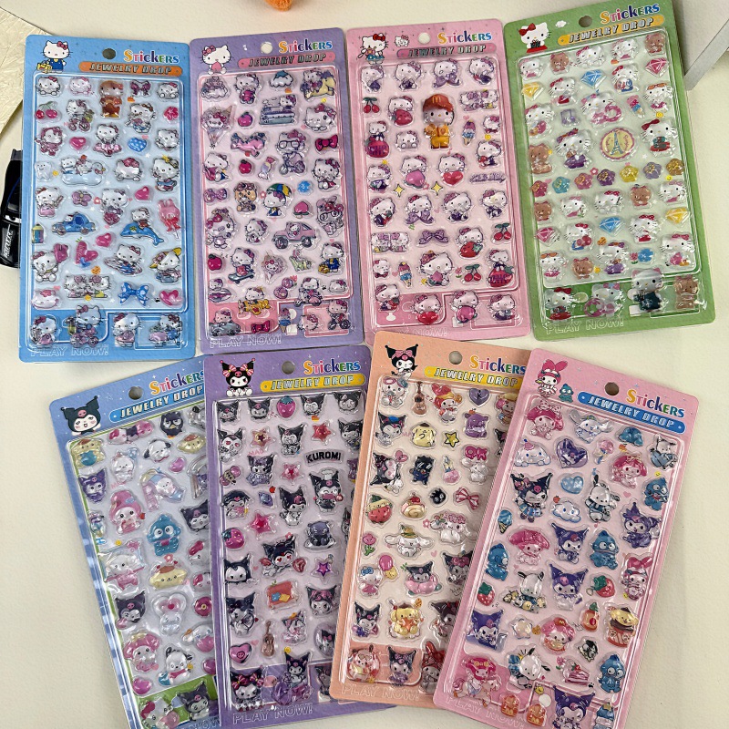 Stiker Hello Kitty 3D Embossed - Art Craft Activities ulasan dan harga