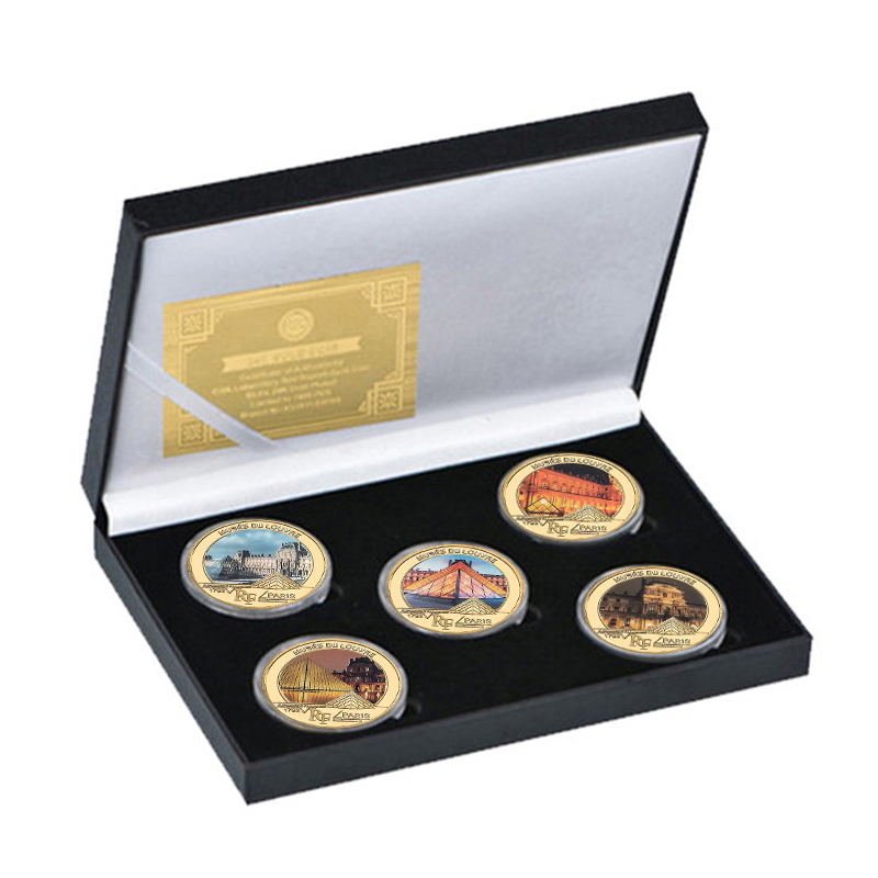 Louvre Museum emas Foil koin p - Art Craft Museum ulasan dan harga