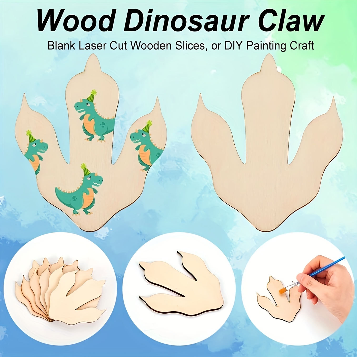10/20 Buah Jejak Kaki Dinosaur - Art Craft Dinosaur ulasan dan harga