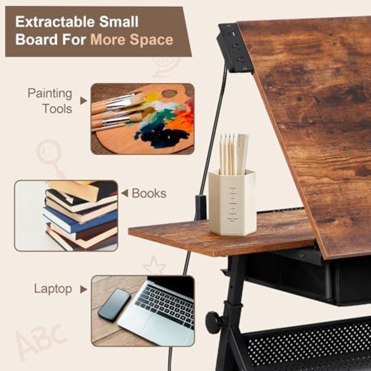 Meja Gambar yang Dapat Disesua - Art Craft & Architecture ulasan dan harga
