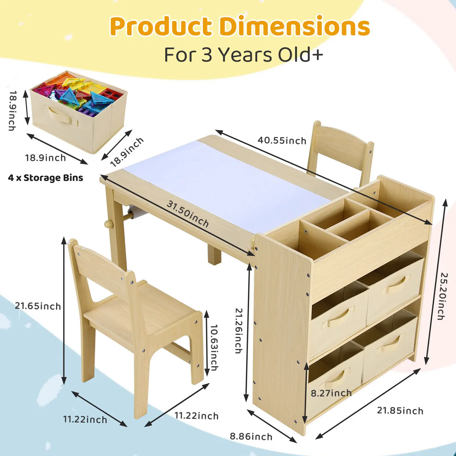 Set meja dan kursi Seni anak,  - Art Craft Quotes ulasan dan harga
