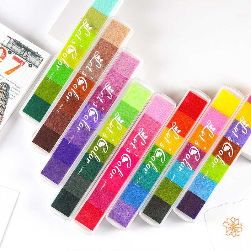 Bantalan Tinta Warna Campuran  - Art Craft Activities ulasan dan harga