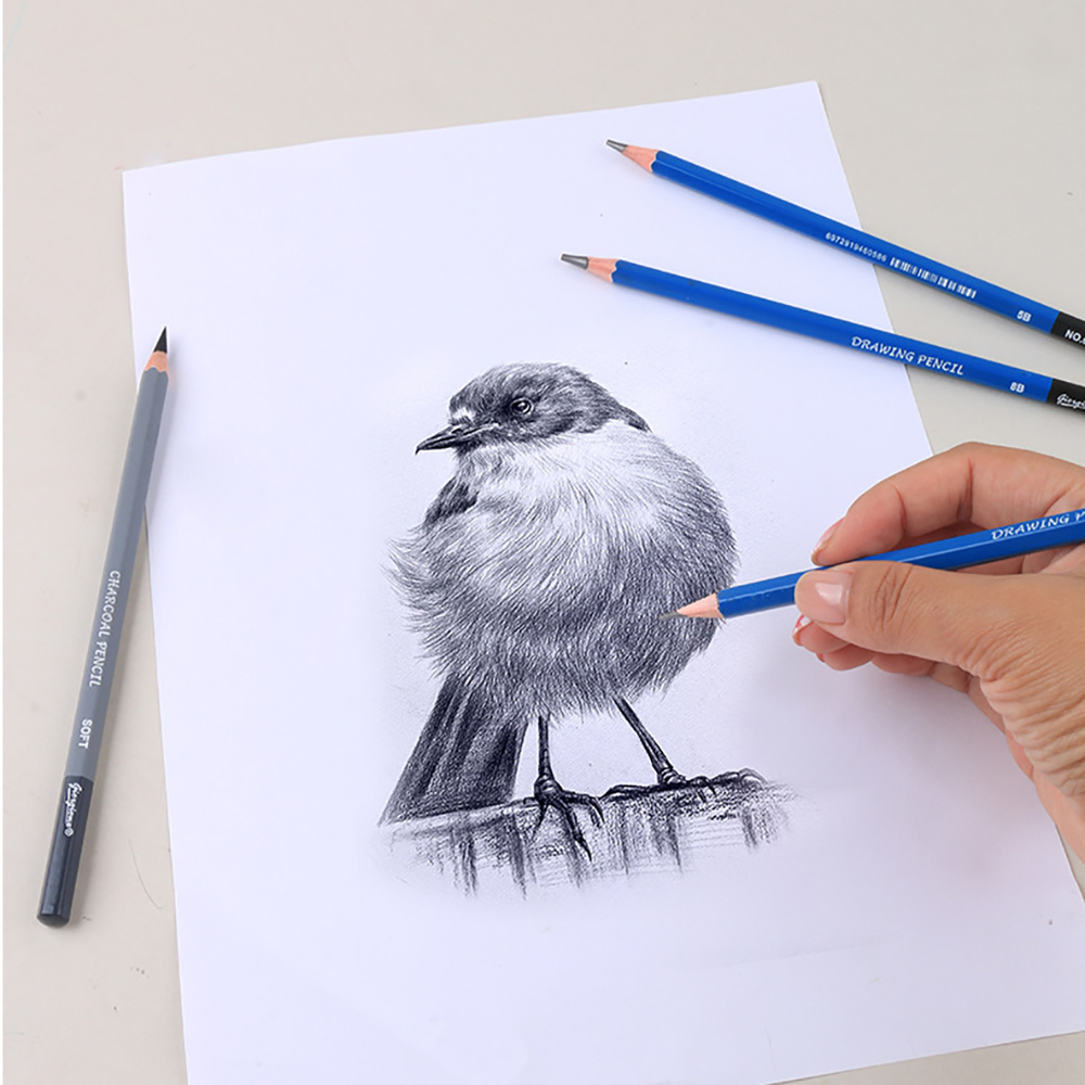 Set pensil sketsa 17 buah, ala - Sketching Charcoal Set ulasan dan harga