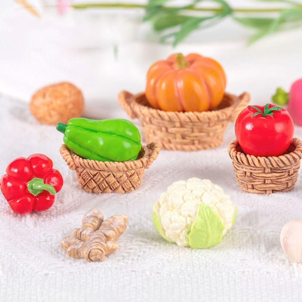 Miniatur patung sayuran lucu,  - Art Craft Vegetables ulasan dan harga