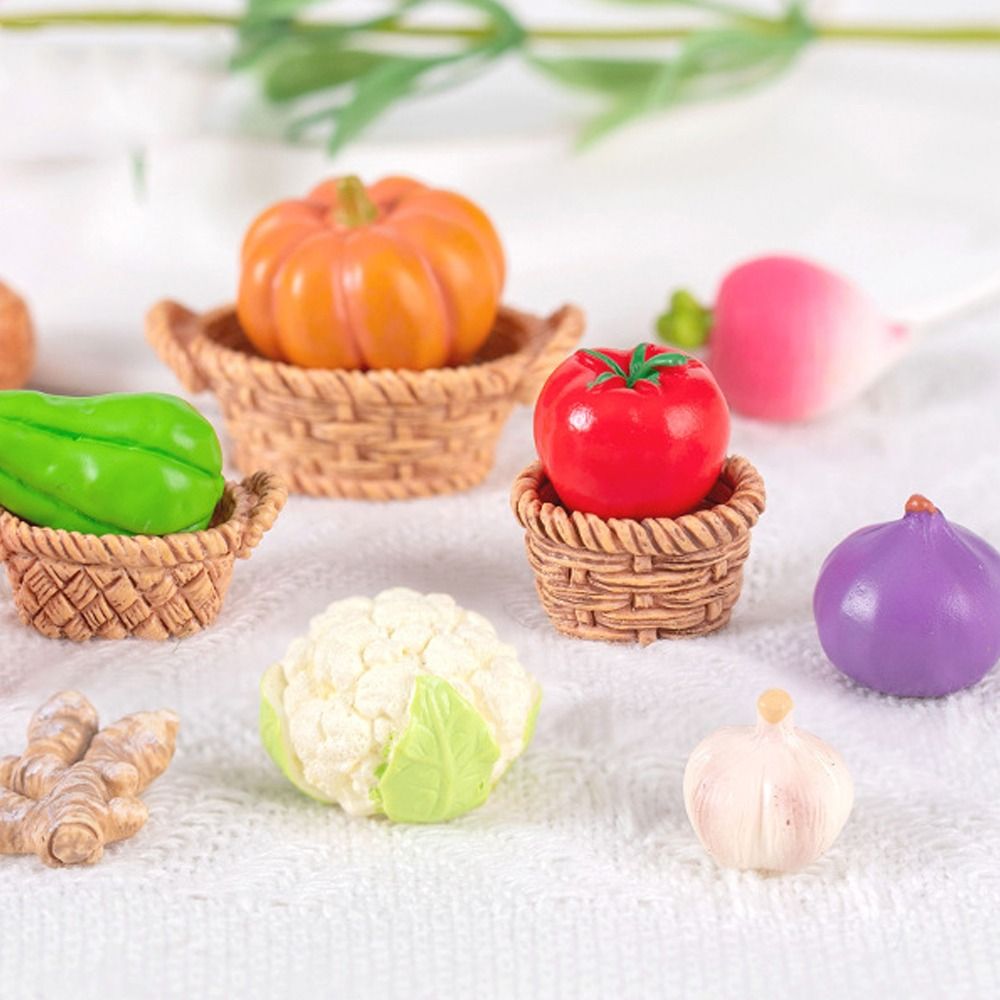 Miniatur patung sayuran lucu,  - Art Craft Vegetables ulasan dan harga
