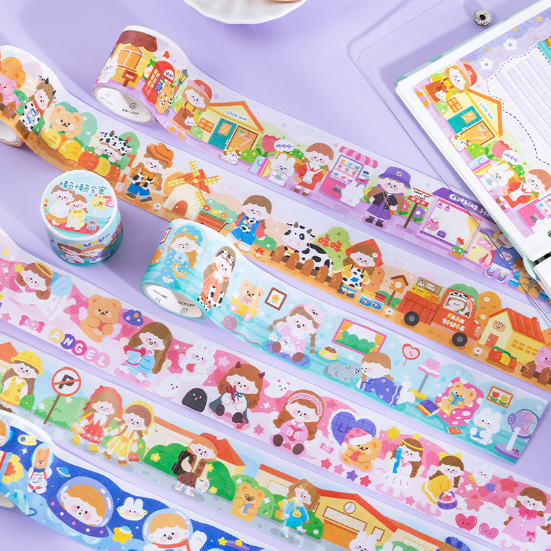 1 Rol Selotip Washi Seri Museu - Art Craft Museum ulasan dan harga