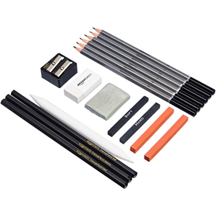 Perlengkapan Pensil Seni untuk - Sketching Charcoal Set ulasan dan harga
